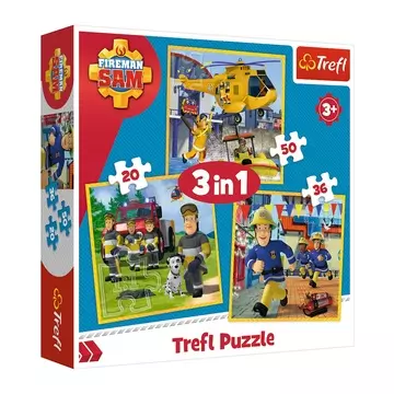 PUZZLE 3 IN 1 POMPIERUL SAM [0]