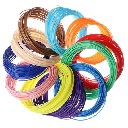 Set 10 Filamente PLA colorate pentru Creion inteligent imprimare 3D, 50 METRI,1.75mm, Multicolor [1]
