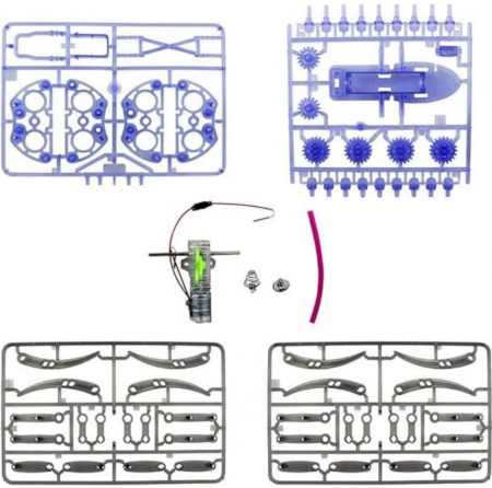Set Educativ de Constructie Robot Paianjen, Kit DIY Motorizat, 10x16x5cm,10ani + [1]