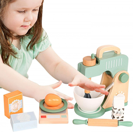 Set Mixer lemn, 24.5 cm / 12 cm/ 23 cm [3]