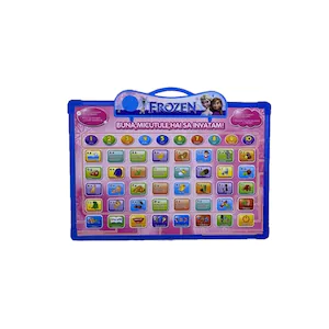 Tableta educativa 2 in 1 in limba engleza-Frozen, 60 butoane, 2 fete. [2]