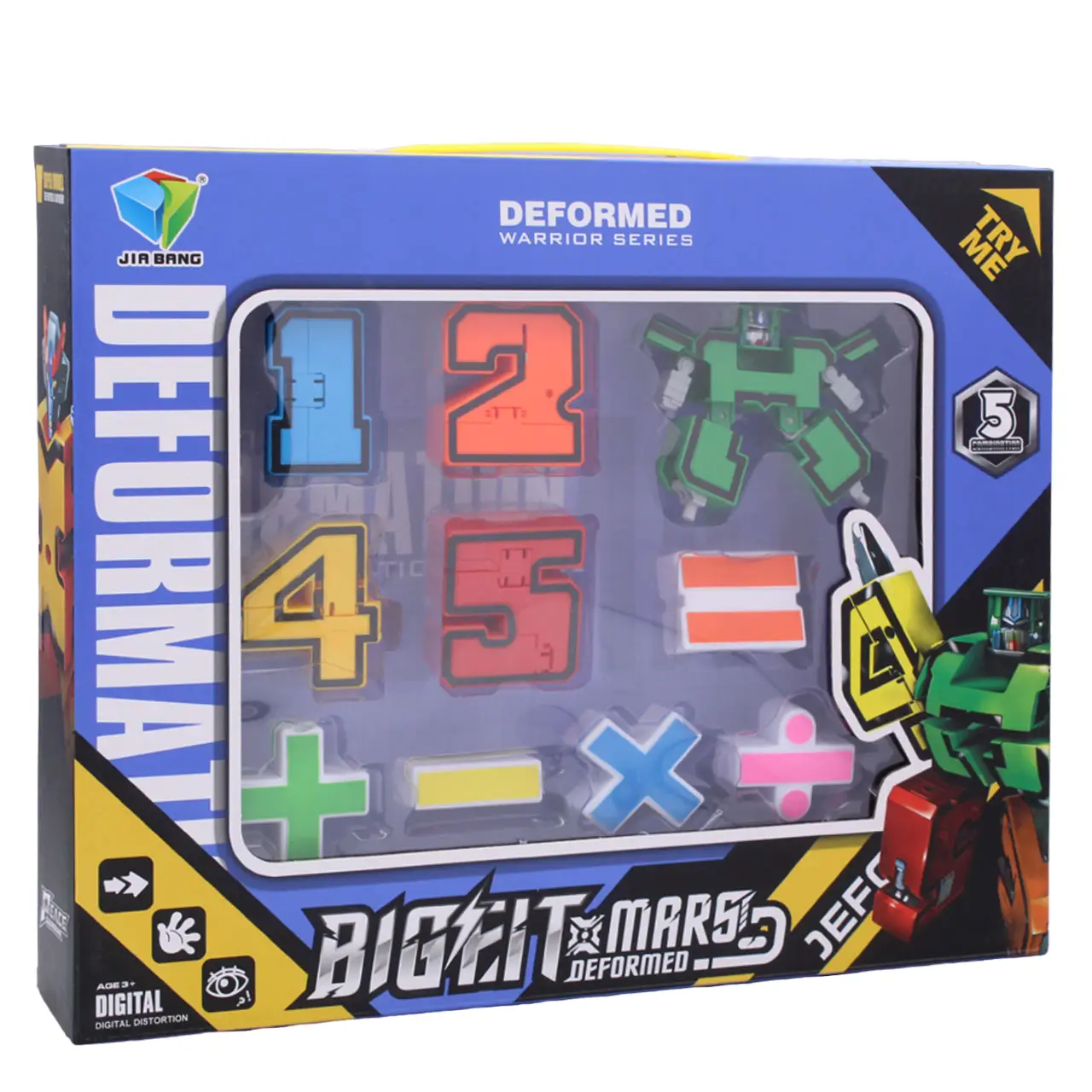 Cifre si semne matematice Transformers . 1-5 sau 6-9/0, 36.5 x  29.5x 5.5 cm [0]