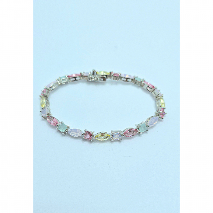 Brățară din Argint 925 cu Cristale Colorate – 10.17 g, 17 cm [4]