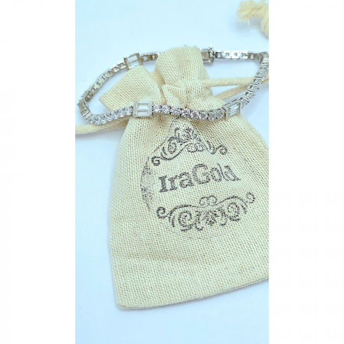 Brățară din Argint 925 cu Cristale Zirconia – 11.15 g, 19 cm [2]