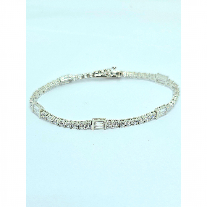 Brățară din Argint 925 cu Cristale Zirconia – 11.15 g, 19 cm [3]