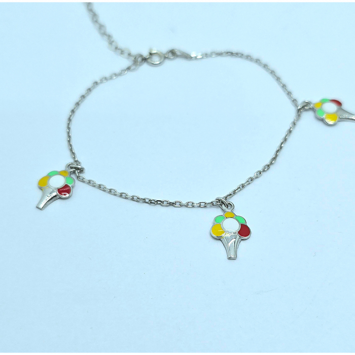 Brățară din Argint 925 cu Element "Înghețată" – 2.40 g, 16 cm [3]