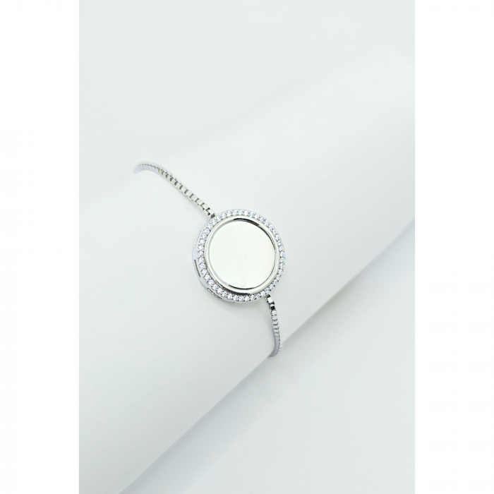 Brățară Reglabilă din Argint 925 cu Zirconia Transparentă – 6,28 g [1]