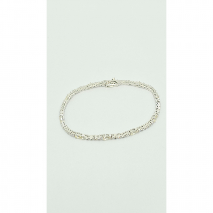 Brățară Tennis Elegantă din Argint 925 cu Pietre Zirconia – 18 cm, 7,88 g [4]