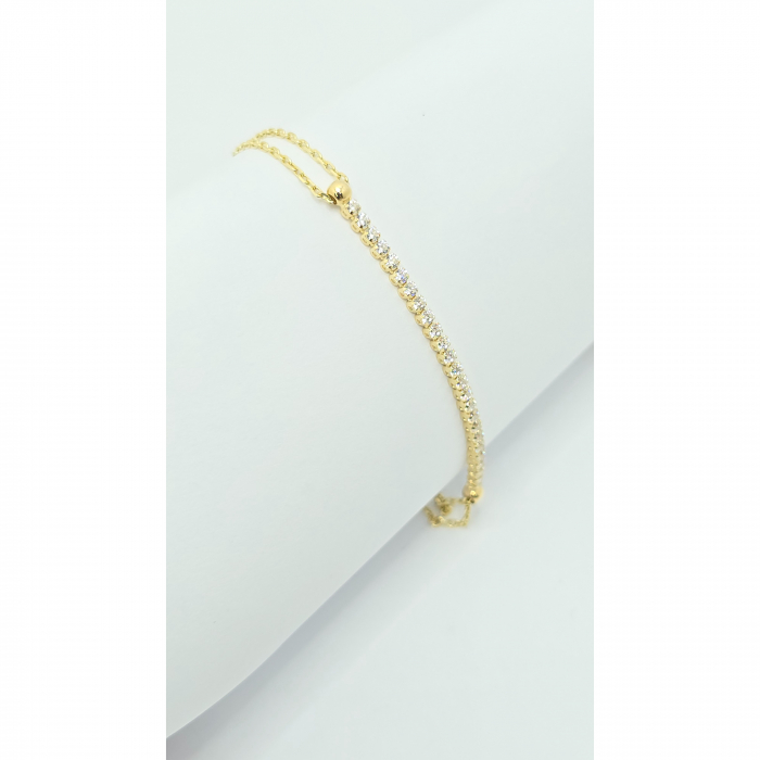 Bratara Tennis din Aur 14kt , pietre zirconia, 2.59 gr [1]
