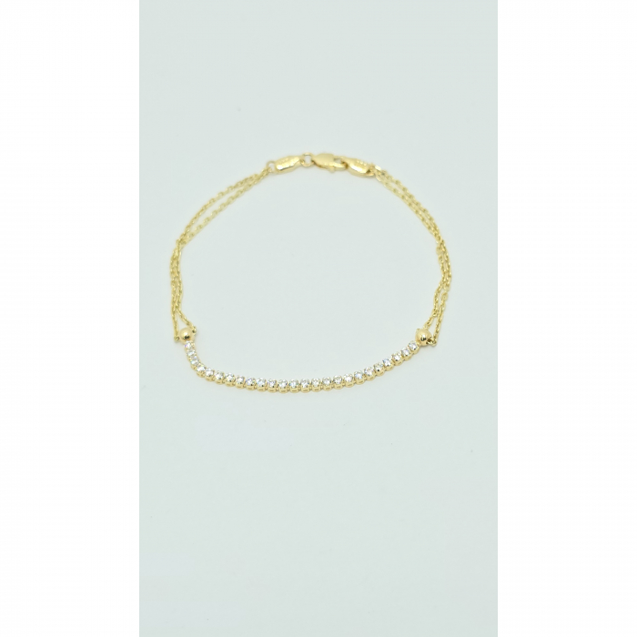 Bratara Tennis din Aur 14kt , pietre zirconia, 2.59 gr [3]