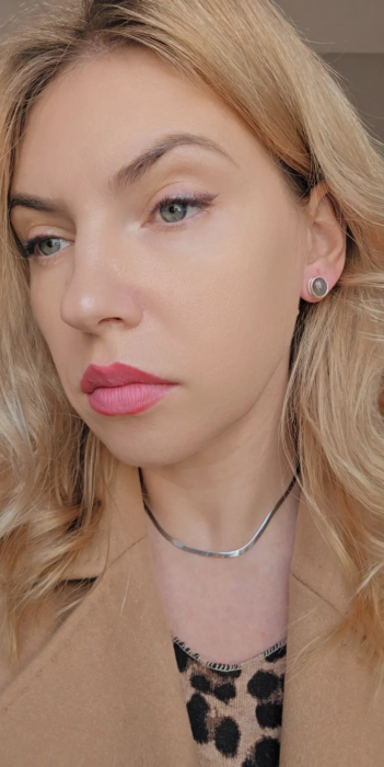 Cercei din Argint 925 cu Labradorit – 4.22 g, 1.5 cm [3]