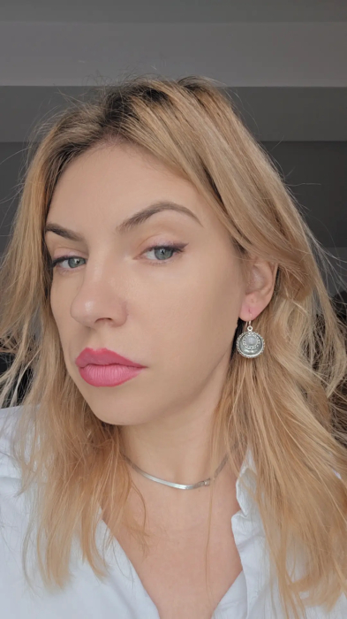 Cercei din Argint 925 cu Piatra  Lunii  – 7.63 g, 4 cm [4]