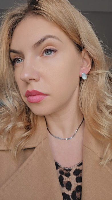 Cercei din Argint 925 cu  Sidef – 4.76 g, 1.5 cm [3]