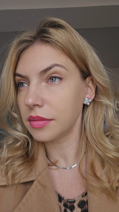 Cercei Trifoi din Argint 925 cu Sidef – 4.81 g, 1.5 cm [3]