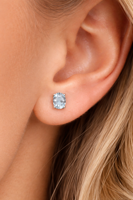 Cercei din argint 925 cu zirconii albe – model delicat [3]