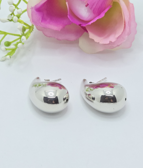 Cercei Lacrima din Argint 925 fara pietre – 6.89 g, 4 cm [2]