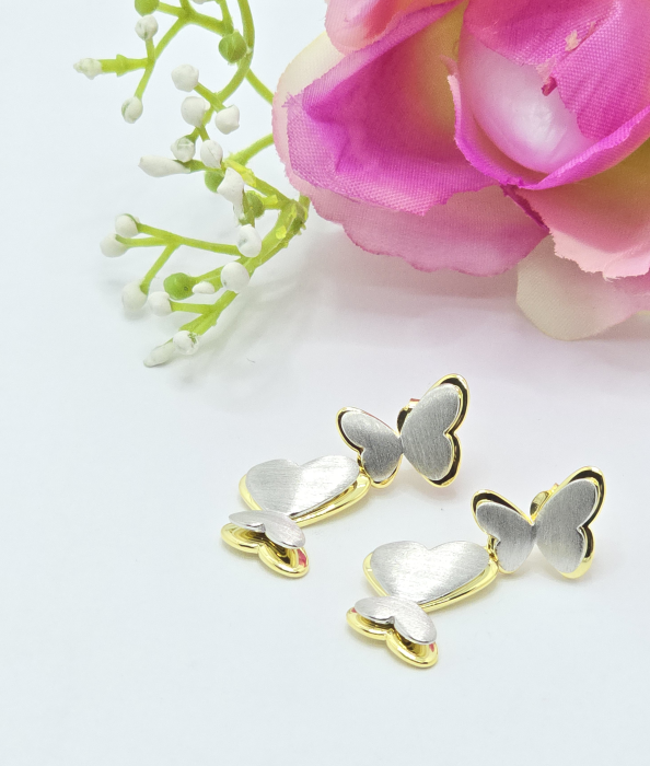 Cercei din Argint 925 fara pietre – 8.52g, 3.5 cm [2]