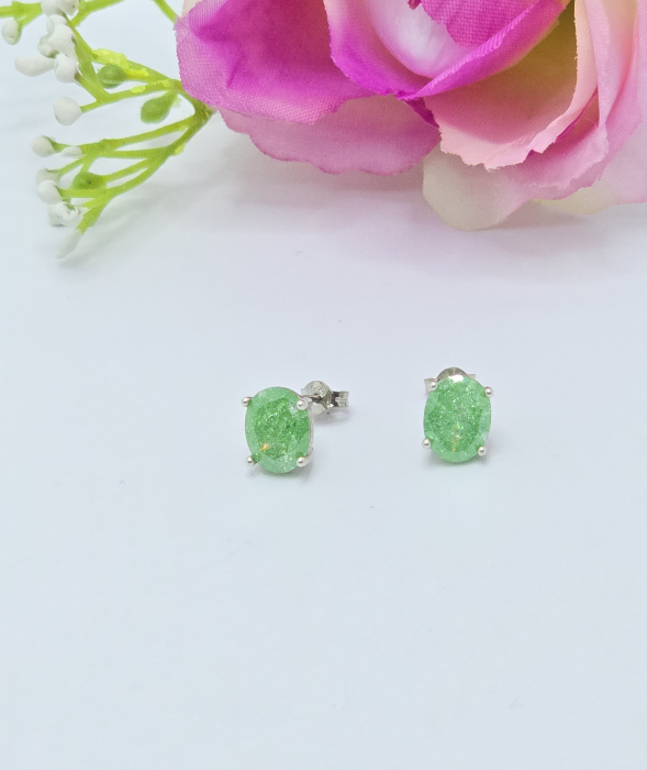 Cercei Eleganti din Argint 925 cu Zirconia – 1.95 g, 0.80 cm [1]