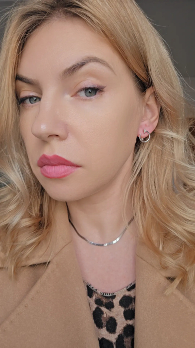 Cercei Eleganti din Argint 925 cu Zirconia – 4.95 g, 1 cm [4]