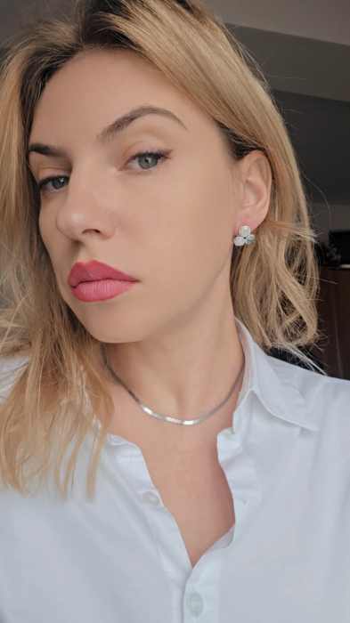 Cercei Eleganti din Argint 925 cu Zirconia – 6.18 g, 1.5 cm [3]