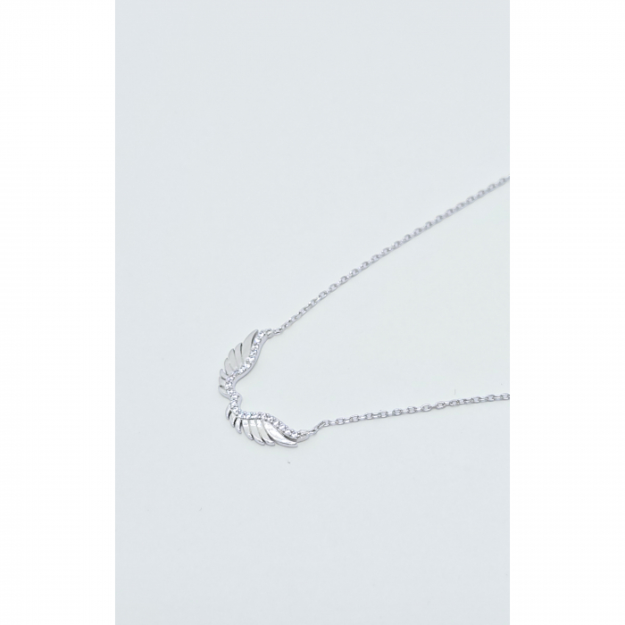 Lanț din Argint 925 cu Aripi și Cristale Zirconia – 2.37 g, 41-47 cm [4]