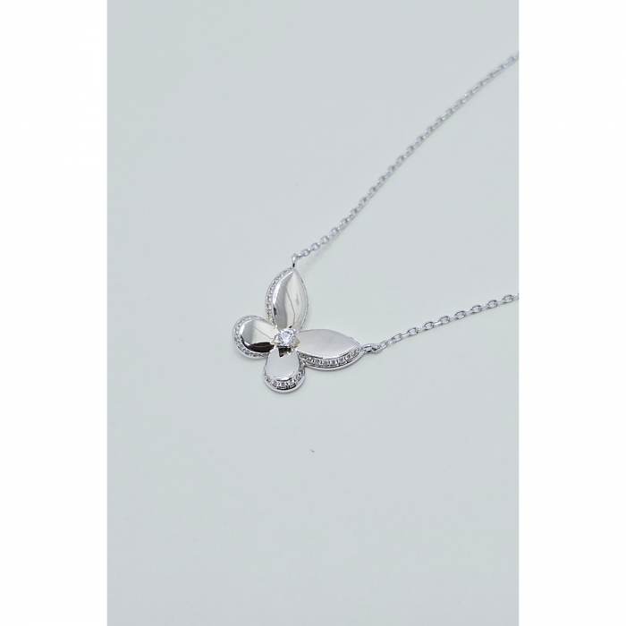 LLanț din Argint 925 cu Fluturaș și Cristal Zirconia – 5.77 g, 41-46 cm [4]
