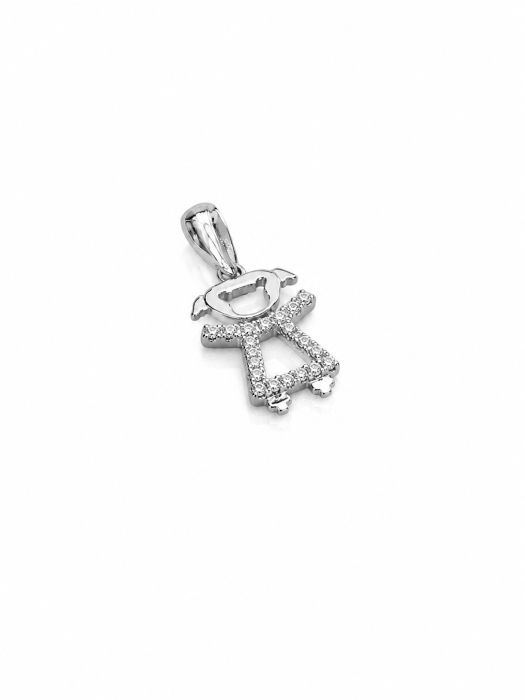Set cu Fetițe din Argint 925 cu Pietre Zirconia – 3.30 g [3]