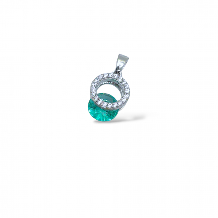 Set din Argint 925 cu Cristale Zirconia Turcoaz – 9.91 g [4]
