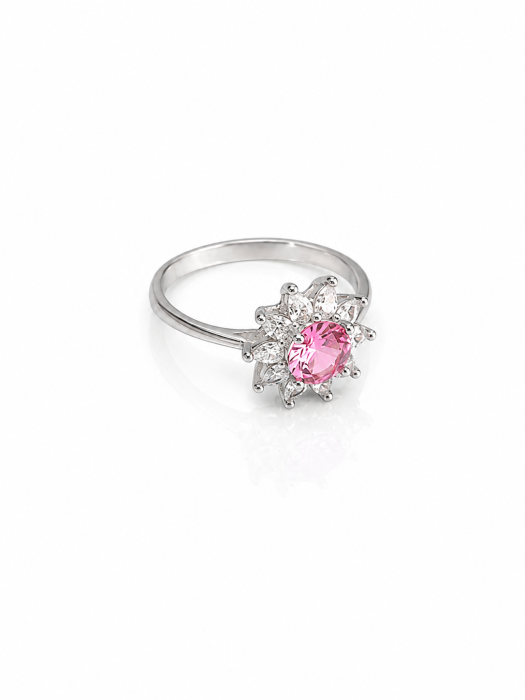 Set din Argint 925 cu Cristale Zirconia Roz – 8.92 g [2]