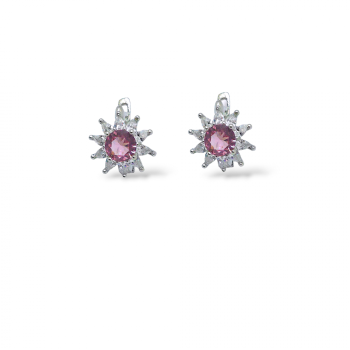 Set din Argint 925 cu Cristale Zirconia Roz – 8.92 g [3]
