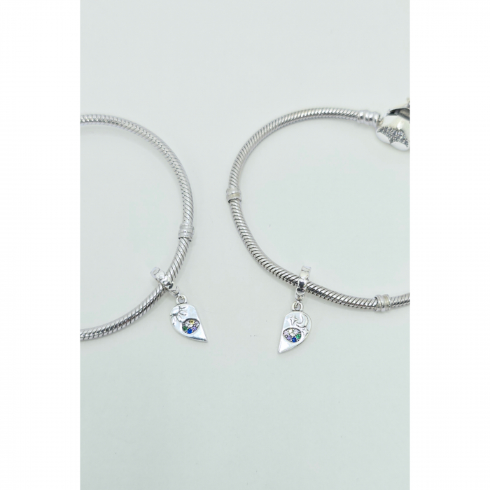Talisman Inimă din Argint 925 cu Cristale Zirconia Colorate – 4.26 g [4]