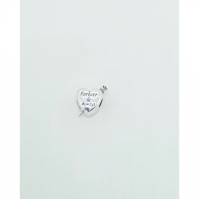 Talisman Inimioară din Argint 925 cu Cristale Zirconia – 3.12 g [1]