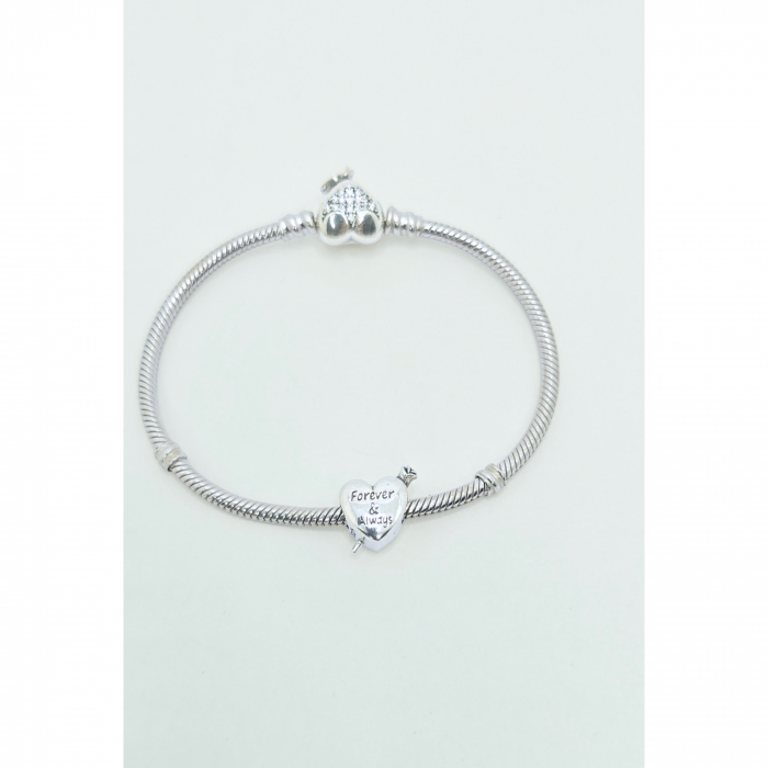 Talisman Inimioară din Argint 925 cu Cristale Zirconia – 3.12 g [3]