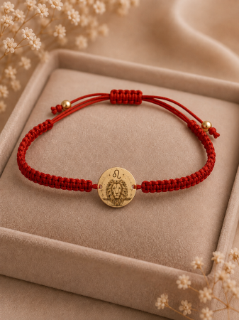Brățară cu Zodie din Aur 14K, Reglabilă, Personalizabilă [4]