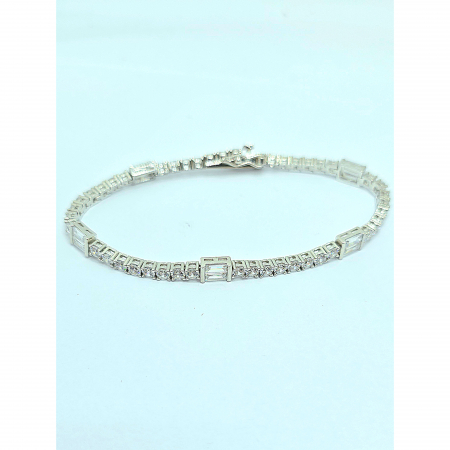 Brățară din Argint 925 cu Cristale Zirconia – 11.15 g, 19 cm [2]