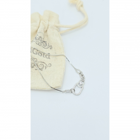Brățară Reglabilă din Argint 925 cu Cristale Zirconia – 2,38 g [1]