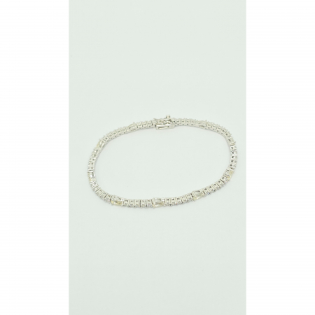 Brățară Tennis Elegantă din Argint 925 cu Pietre Zirconia – 18 cm, 7,88 g [3]