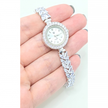 Ceas din Argint 925 cu Pietre Zirconia – 35,35 g [4]