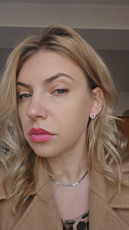 Cercei cu Lant din Argint 925 cu Zirconia – 1.13 g, 7 cm [1]