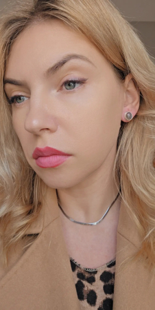 Cercei din Argint 925 cu Labradorit – 4.22 g, 1.5 cm [2]