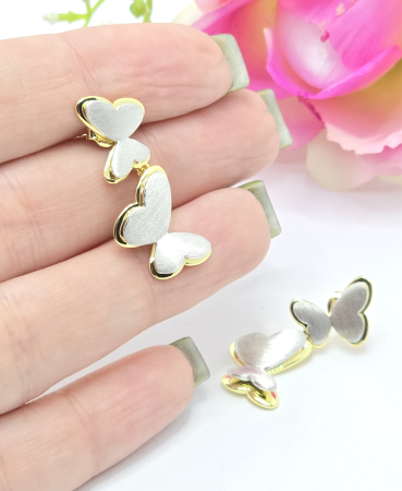 Cercei din argint - Cercei din Argint 925 fara pietre – 8.52g, 3.5 cm