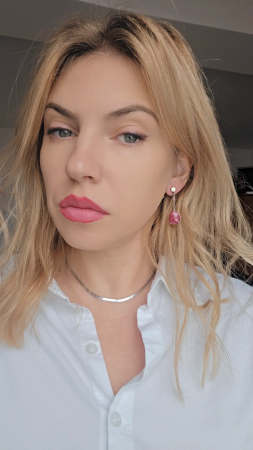 Cercei Eleganti din Argint 925 cu Rubin natural– 9.37 g, 4 cm [1]