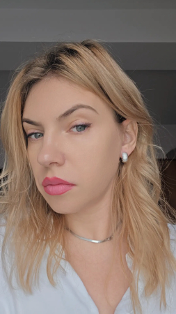 Cercei Eleganti din Argint 925 cu Zirconia – 8.35 g, 1.5 cm [2]