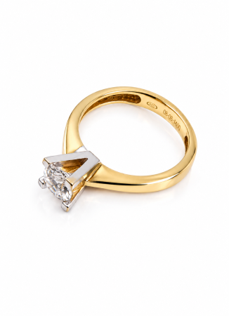 Inele de logodnă din aur 14K - Inel de logodnă din aur – elegant, versatil și rafinat