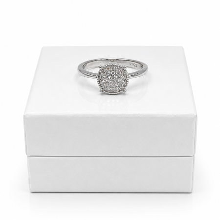 Inel Elegant din Argint 925 cu Zirconii Strălucitoare [1]