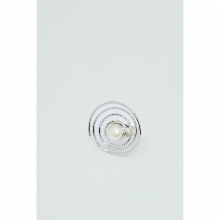 Inel Fantezie cu Perlă din Argint 925 – 6.72 g [3]
