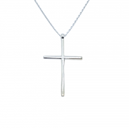 Lanț Cruce din Argint 925 fără Pietre – 3.02 g, 40-45 cm [0]