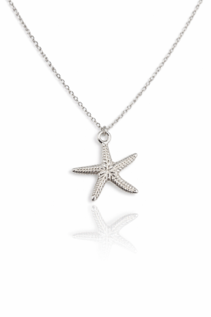 Lantisoare din argint - Colier din argint 925 stea de mare – eleganță inspirată de ocean