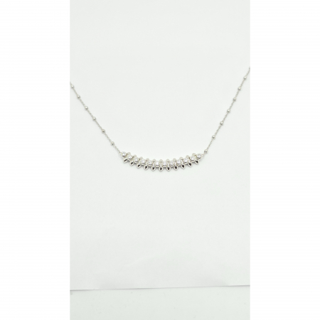 Lanț Elegant din Argint 925 cu Cristale Zirconia – 7.71 g, 40-45 cm [3]