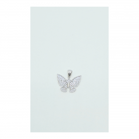 Medalion Fluturaș din Argint 925 cu Cristale Zirconia – 1.19 g [2]